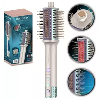 Cecotec CeramicCare Allin1 spazzola ad aria calda, 1500 W, 4-in-1: asciugacapelli, styler, spazzola ad aria e spazzola lisciante