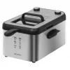 Cecotec CleanFry Infinity 3000 Full Inox friggitrice, capacità olio 3L, capacità alimenti 1kg, 2400W, acciaio inox
