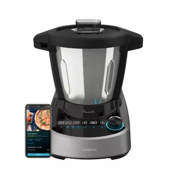 Cecotec Mambo 11090 robot da cucina multifunzione, 1700 W, 3,3 L, acciaio inox, Wi-Fi