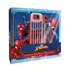 Set di cancelleria scolastica 11 in 1 per bambini Spider-Man con astuccio, pastelli, quaderno A5 e altro