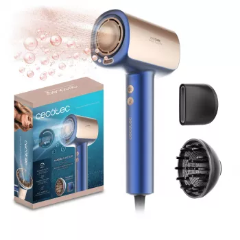 Cecotec DryGlam Nano Plasma asciugacapelli 2200W blu