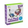 myFirst 3dPen Make Filaments Fun Pack Wheels in Motion - set creativo per penna 3D: 5 modelli, 17 ricariche PCL (34 m), modulo auto pull-back, pellicola termoplastica