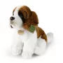 Rappa Cane San Bernardo peluche ecologico, seduto, 30 cm, marrone/bianco/nero