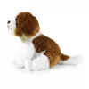 Rappa Cane San Bernardo peluche ecologico, seduto, 30 cm, marrone/bianco/nero