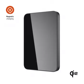 Fixed MagZen 5 Crystal Qi2 Standard 5000 mAh Nero