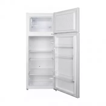 CHiQ CTM216LWD frigorifero combinato a libera installazione 211L capacità totale, 170L frigorifero, 41L congelatore, bianco, illuminazione LED, apertura porta reversibile, classe energetica D