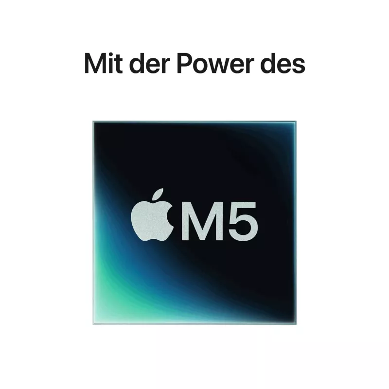 Apple MacBook Pro 14 M5 argento, CPU M5 10 core, GPU 10 core, 24 GB RAM, 1 TB SSD, layout tastiera tedesco, vetro Nano-Texture (Z1KN_5_DE_CTO)