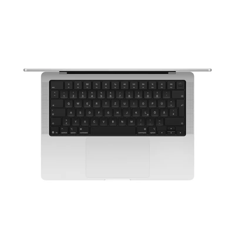 Apple MacBook Pro 14 M5 argento, CPU M5 10 core, GPU 10 core, 24 GB RAM, 1 TB SSD, layout tastiera tedesco, vetro Nano-Texture (Z1KN_5_DE_CTO)