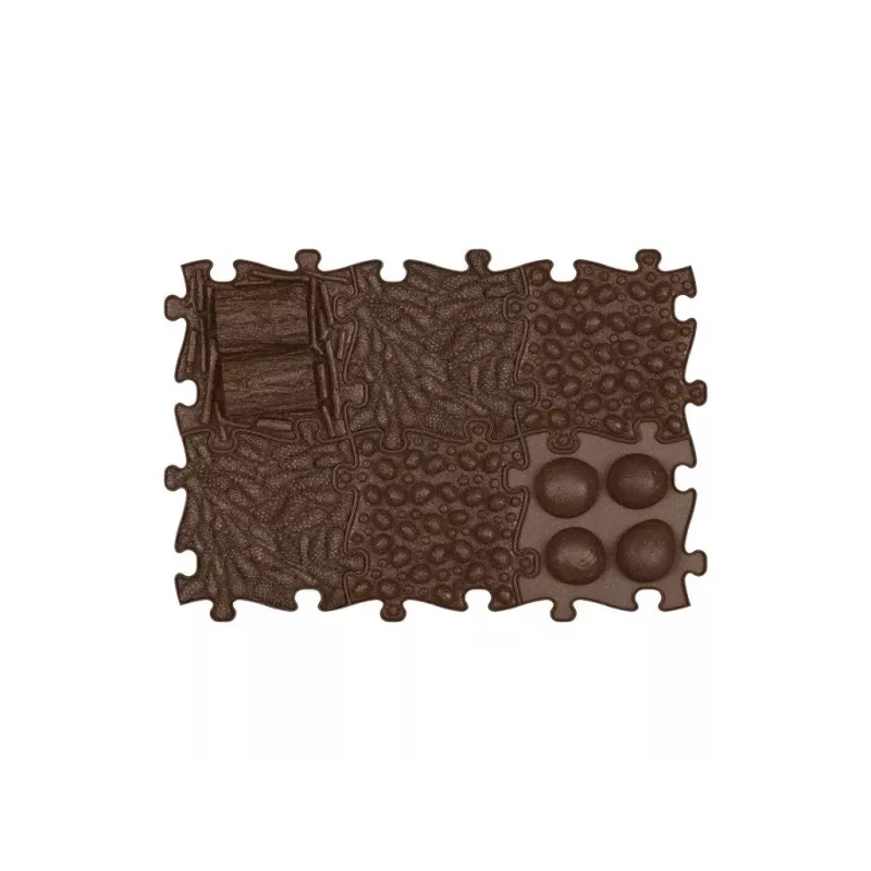 Muffik Set tappetino sensoriale ortopedico 6-in-1 Eco Forest 6 tappetini puzzle MFK-024