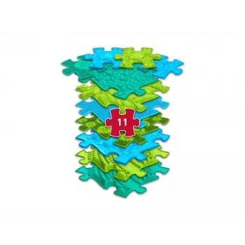 Muffik Set tappetino sensoriale ortopedico 11-in-1 oceano piastrelle puzzle MFK-064