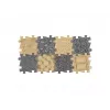Muffik Set tappetino sensoriale ortopedico 8-in-1 naturale 8 pezzi puzzle MFK-065