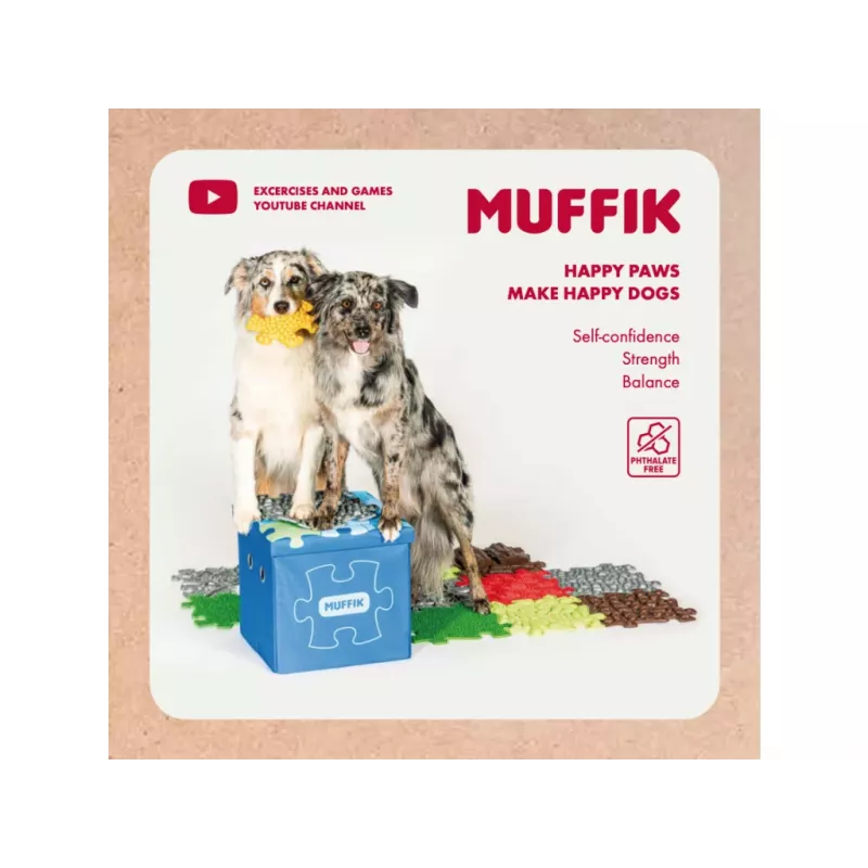 Muffik Set tappetino sensoriale ortopedico 8-in-1 per cani MFK-069