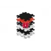 Muffik Set tappetino sensoriale ortopedico 6-in-1 Baby nero e bianco 6 tappetini puzzle gioco sensoriale Muffik MFK-023-3