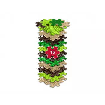 Muffik MFK-097 Nature set tappetino sensoriale ortopedico da 15 pezzi
