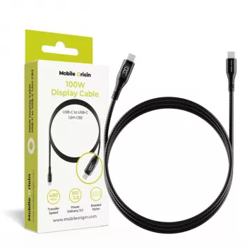 Mobile Origin 100W Display Cab USB-C a USB-C CB2 1,5m
