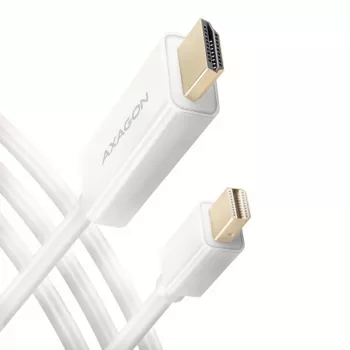 AXAGON cavo adattatore Mini DisplayPort a HDMI 4K/30 Hz 1,8 m bianco