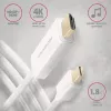 AXAGON cavo adattatore Mini DisplayPort a HDMI 4K/30 Hz 1,8 m bianco