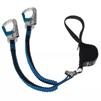 Rock Empire Dynatwist Lite cordino via ferrata - aqua