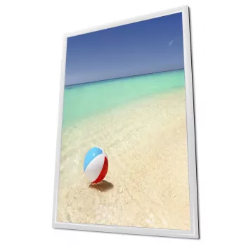 Showdown Displays cornice a scatto bianca 32,8 x 45,1 cm A3