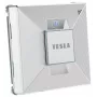 TESLA W800 telecamera smart indoor WiFi 2K con riconoscimento persone AI, visione notturna, funzione interfono, supporto MicroSD, compatibile con Alexa e Google Assistant