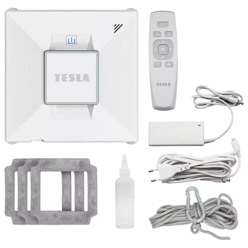TESLA W800 telecamera smart indoor WiFi 2K con riconoscimento persone AI, visione notturna, funzione interfono, supporto MicroSD, compatibile con Alexa e Google Assistant