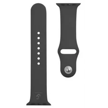 Cinturino tattico in silicone per Watch 1/2/3/4/5/6/7/SE 38/40/41mm nero