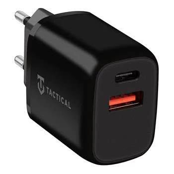 Tactical Base Plug Dual Caricabatterie da auto nero con 2 porte USB-A, 3,1 A, 15,5 W