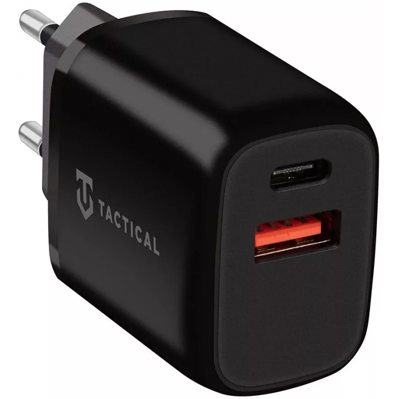Tactical Base Plug Dual Caricabatterie da auto nero con 2 porte USB-A, 3,1 A, 15,5 W