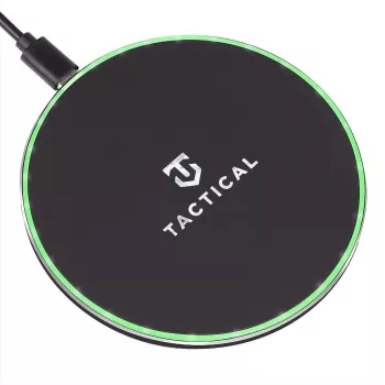 Tactical Base Plug Pad di ricarica wireless Qi 15W nero