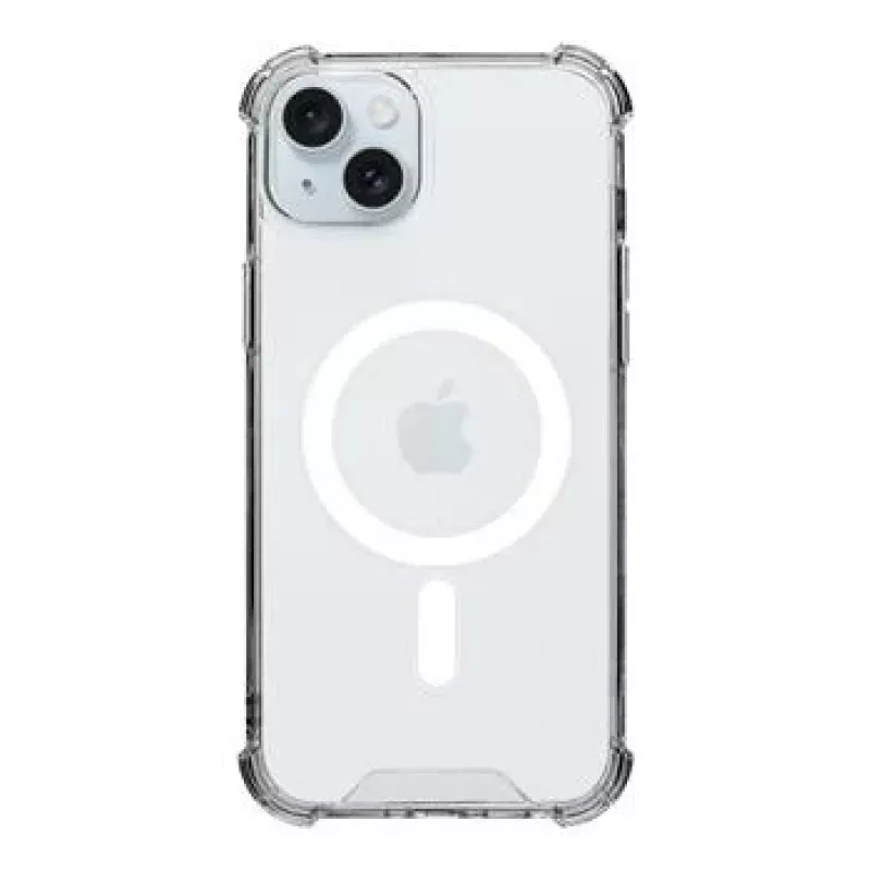 Tactical Cover posteriore MagForce Plyo per iPhone 15 Plus trasparente