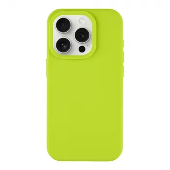 Tactical Cover posteriore Velvet Smoothie per iPhone 15 Pro - Avocado Green