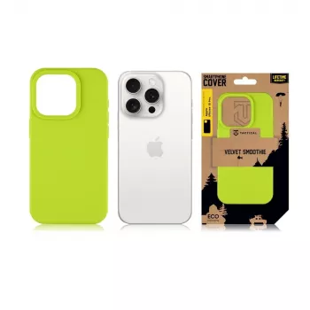 Tactical Cover posteriore Velvet Smoothie per iPhone 15 Pro - Avocado Green