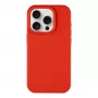 Tactical Cover posteriore Velvet Smoothie per iPhone 15 Pro - rosso chili