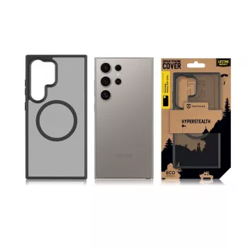 Tactical Back Cover MagForce Hyperstealth Galaxy S24 Ultra Asphalt nero