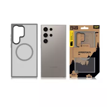 Tactical Back Cover MagForce Hyperstealth per Samsung Galaxy S24 Ultra, grigio chiaro