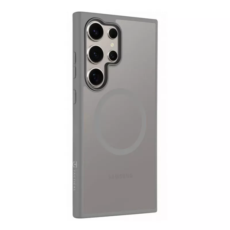 Tactical Back Cover MagForce Hyperstealth per Samsung Galaxy S24 Ultra, grigio chiaro