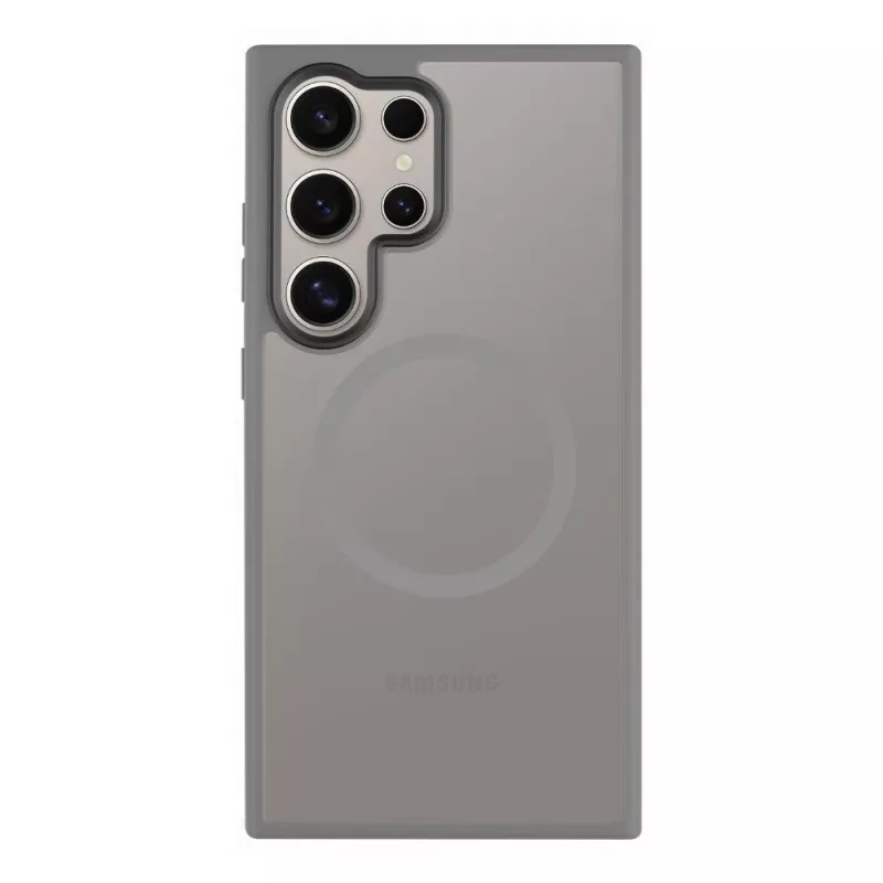 Tactical Back Cover MagForce Hyperstealth per Samsung Galaxy S24 Ultra, grigio chiaro