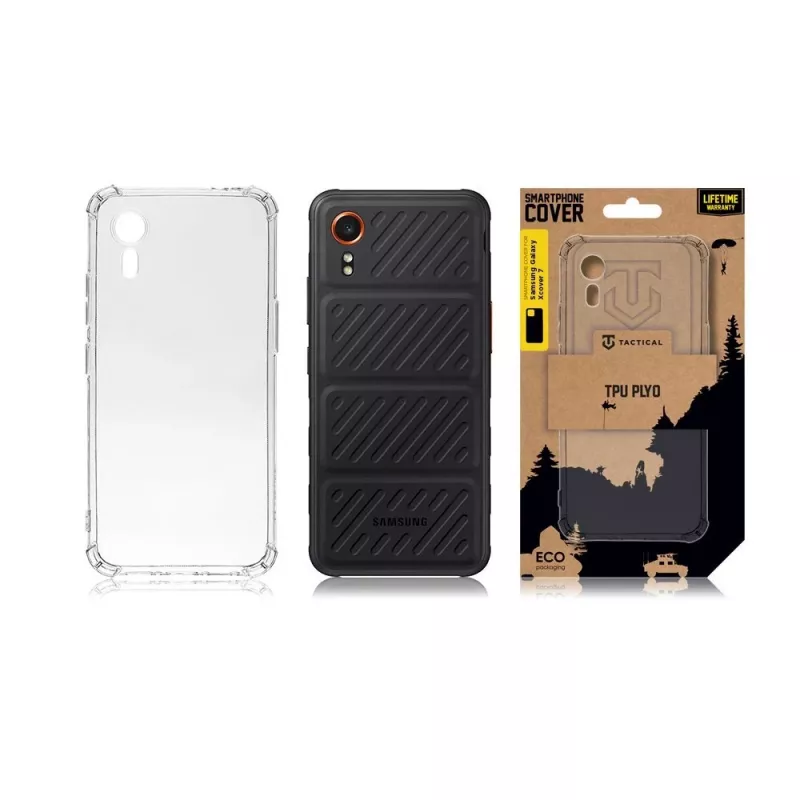 Tactical Back Cover TPU Plyo per Samsung Galaxy XCover 7 trasparente
