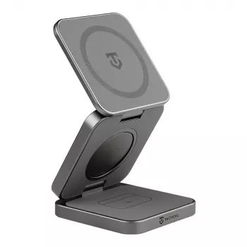Tactical MagForce Saviour 3in1 Supporto auto magnetico con caricabatterie wireless e powerbank 5000 mAh nero
