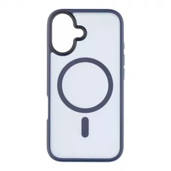 Tactical Back Cover MagForce Hyperstealth per Apple iPhone 16 Deep Blue