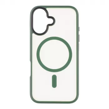 Cover posteriore tattica MagForce Hyperstealth iPhone 16 verde bosco