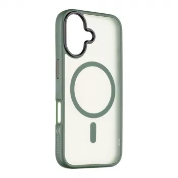 Cover posteriore tattica MagForce Hyperstealth iPhone 16 verde bosco