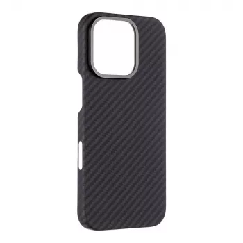 Tactical Back Cover MagForce Aramid per iPhone 16 Pro nero