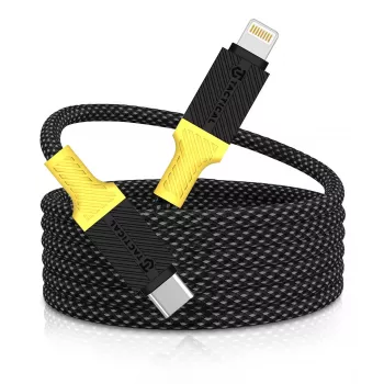 Cavo tattico MagRope USB-C/Lightning nero/giallo - digitale/dati