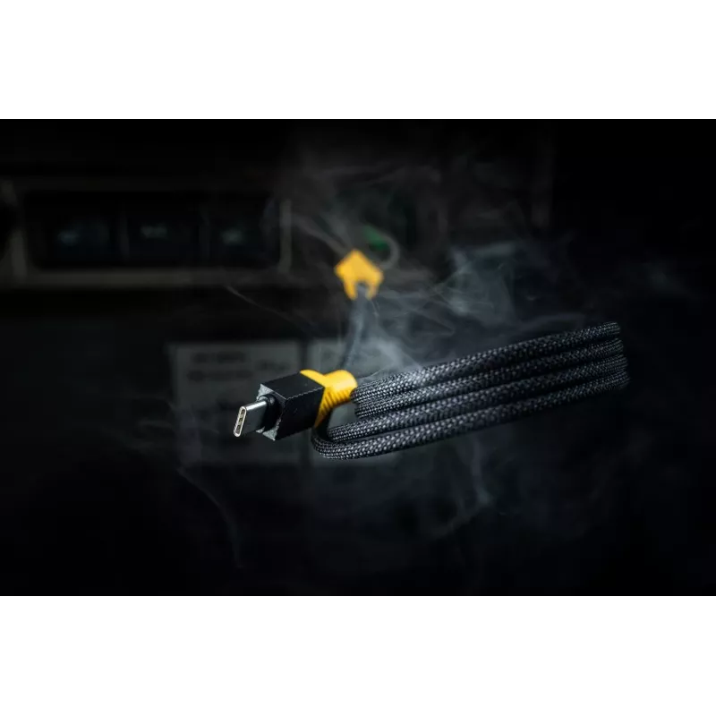 Cavo tattico MagRope USB-C a USB-C 1,2 m nero/giallo
