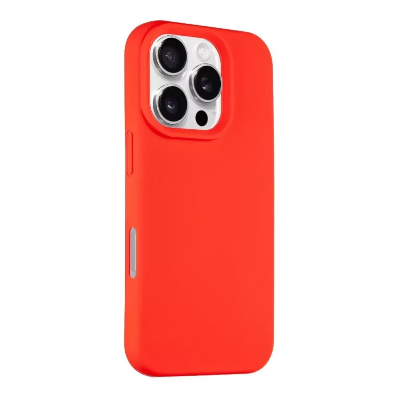 Tactical Back Cover MagForce Velvet Smoothie per Apple iPhone 16 Pro – Chilli Red