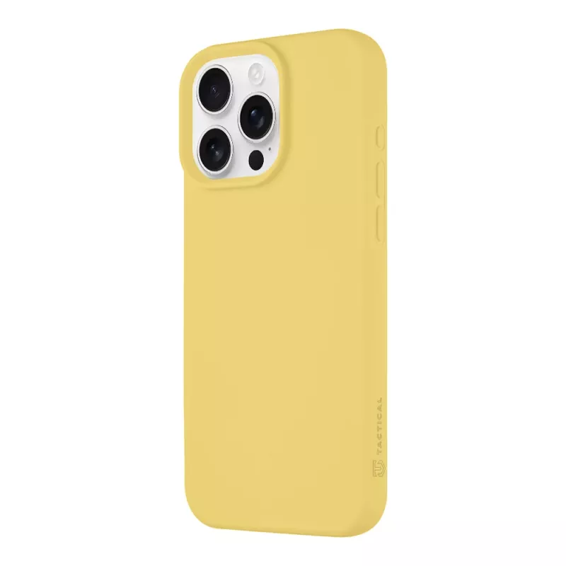 Tactical Back Cover MagForce Velvet Smoothie per iPhone 16 Pro Max - giallo banana