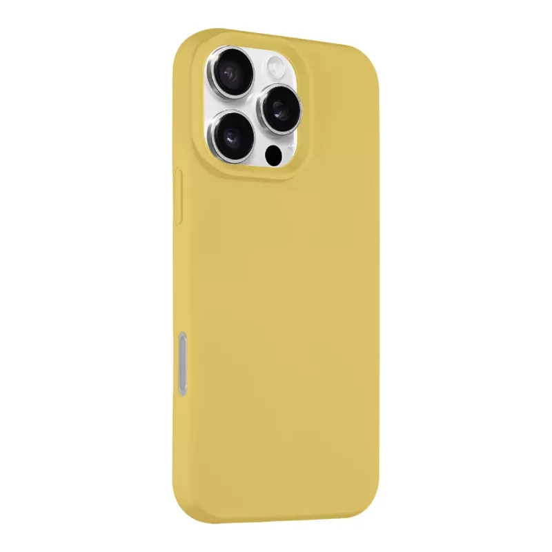 Tactical Back Cover MagForce Velvet Smoothie per iPhone 16 Pro Max - giallo banana