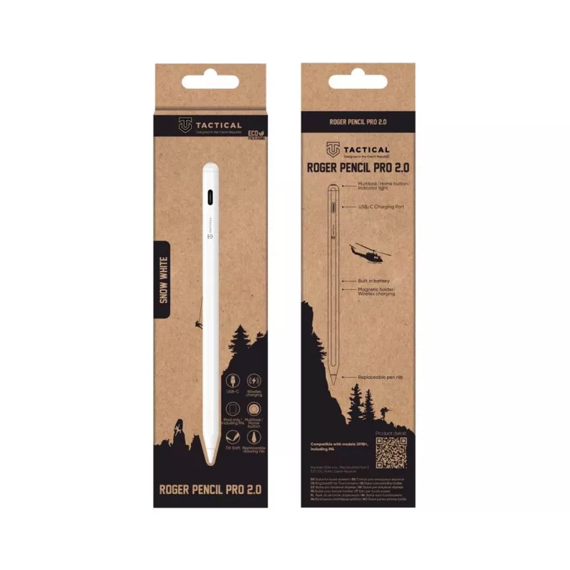 Stylus tattico Roger Pencil Pro 2.0 bianco
