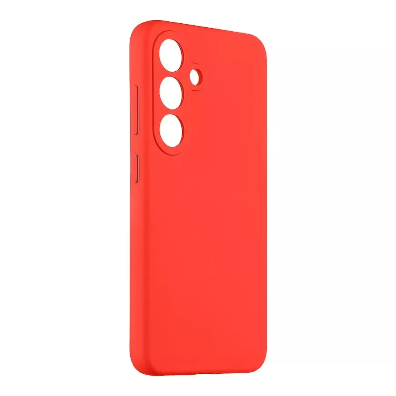 Tactical Back Cover Velvet Smoothie per Samsung Galaxy S25 - Chilli Red